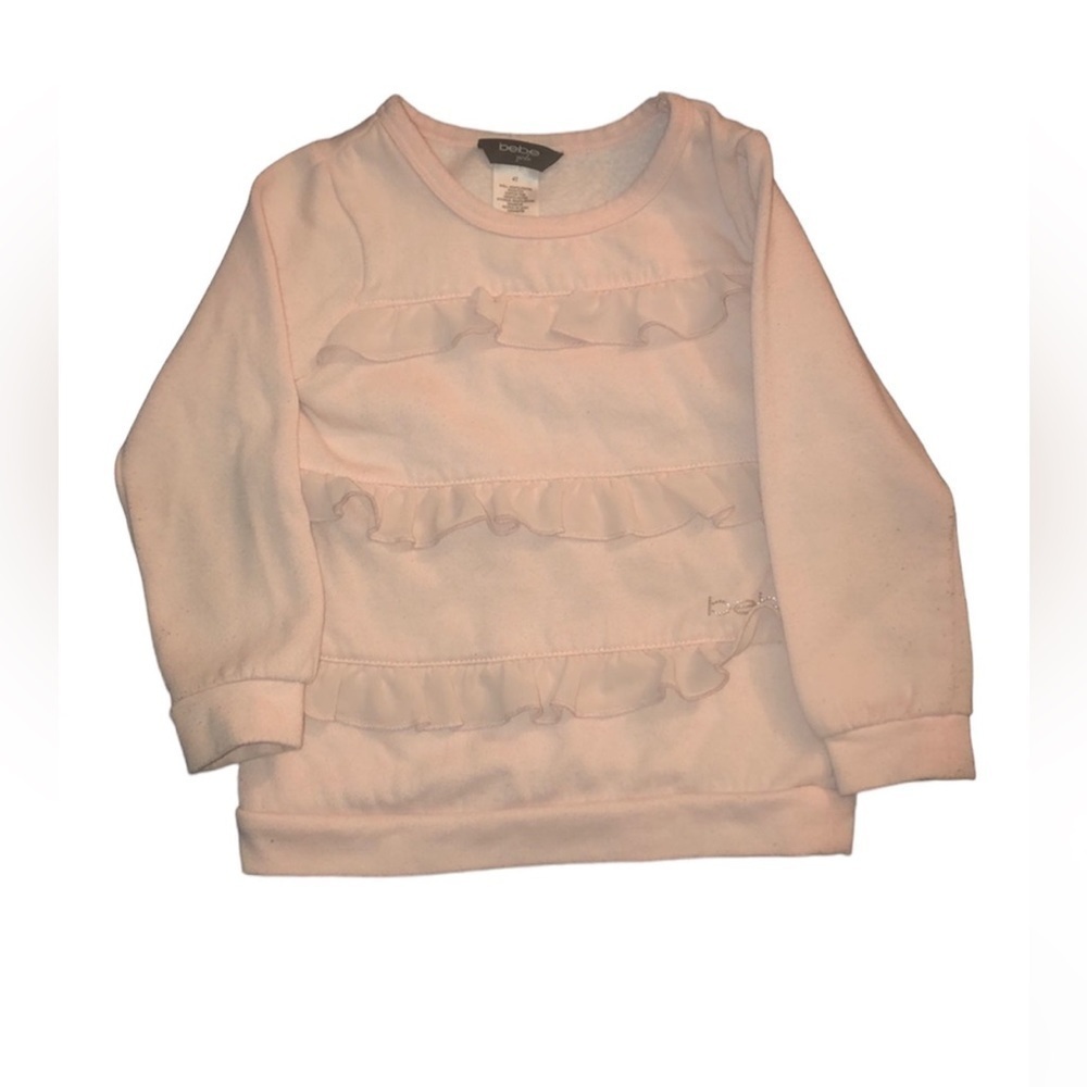 Bebe toddler girl shirt. Light pink size 4T